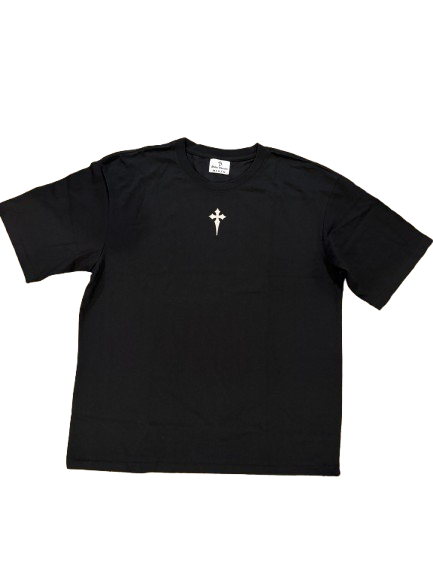 Through His Power T-shirt in Black